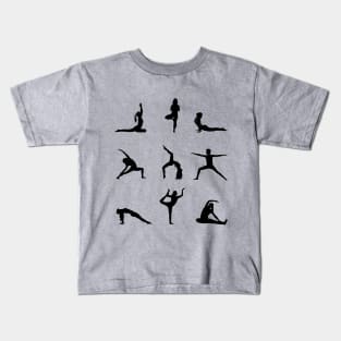 Yoga poses Kids T-Shirt